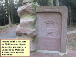 Plaque Chapelle de Malfosse